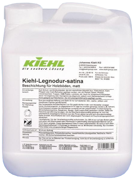 Kiehl-Legnodur-satina  Защитное покрытие, матовое, 5л фото