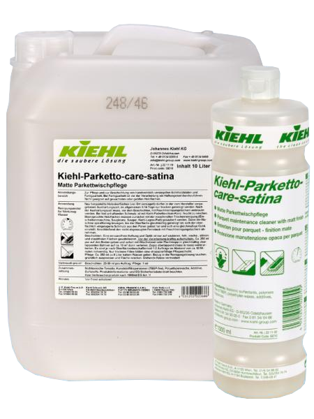 Kiehl-Parketto-care-satina Ср-во для влаж. уборки паркета, матово-блест., 5л фото