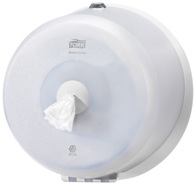 Tork SmartOne® диспенсер для туалетной бумаги в мини рулонах, белый фото