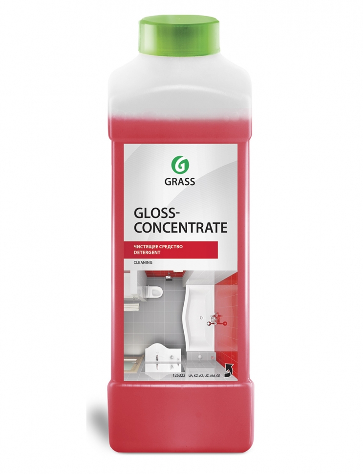 Gloss Concentrate, концентрированное кислотное моющее средство, 1000 мл фото